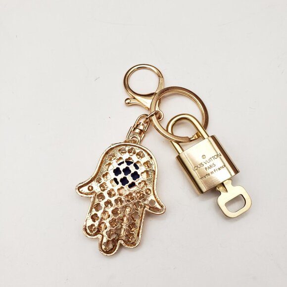 Authentic Louis Vuitton Lock & Key with unbranded Bagcharm, Keycharm, Keychain - Picture 3 of 8